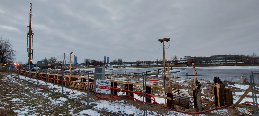 Jahtklubs un daudzfunkcionālais izklaides un atpūtas komplekss “ExPorto” (Eksporta iela 1A) - Kita komercija, Pakrantė - statybų nuotraukos