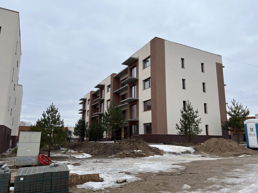 Horizontai (rytų, pietų, šiaurės) (Simono Grunau g. 34, 36, 38) - Multi apartment - construction photos