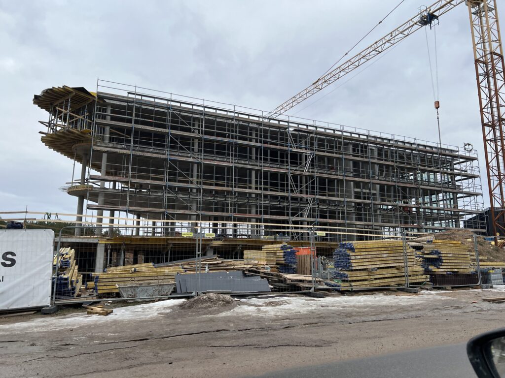 PB office (Senosios Pilaitės kel. 1) - Office center, Other commercial - construction photos