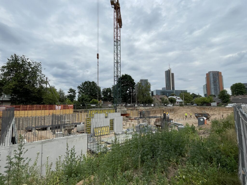 Šnipiškių solo (Veprių g. 4) - Daudzdzīvokļu nams - būvdarbu attēli