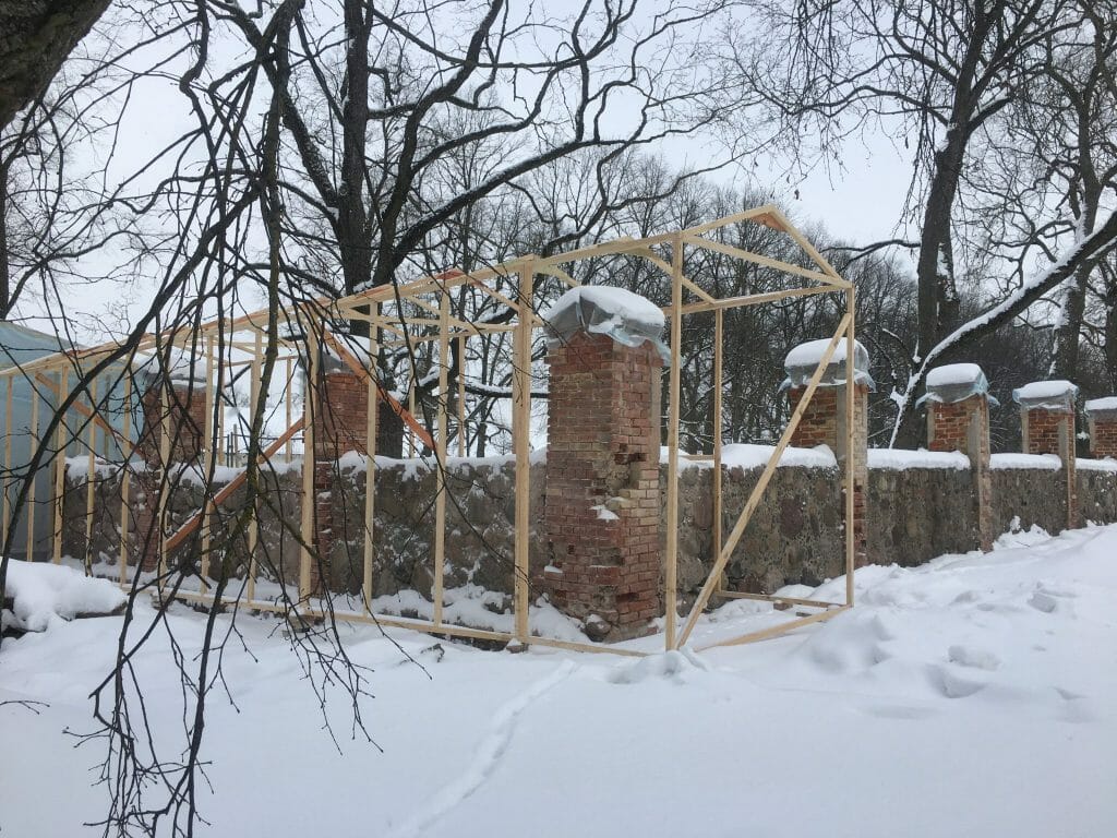 Trakų Vokės dvaro sodybos parkas (E. Andrė g.) - Park - construction photos