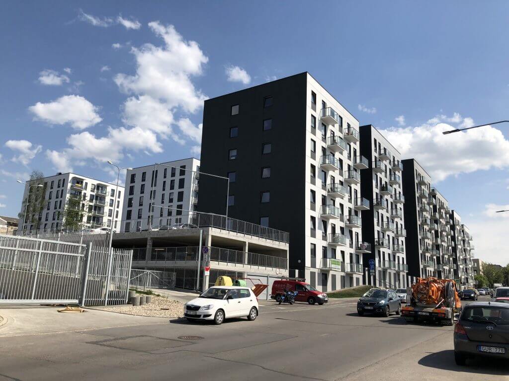 B23 1 etapas (Smolensko g. 23) - Multi apartment - construction photos