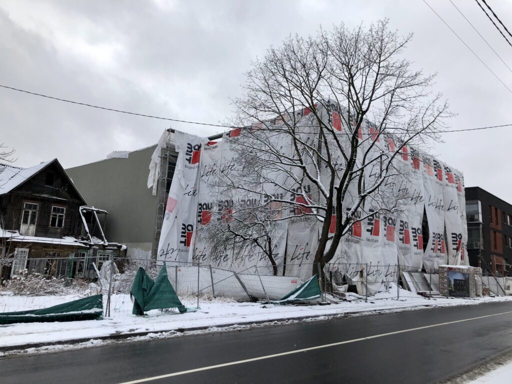 Sėlių 36 (Sėlių g. 36) - Daugiabutis - statybų nuotraukos