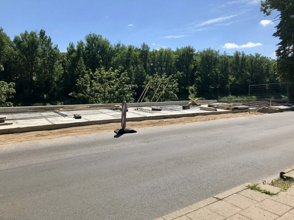 Neries dešiniosios krantinės (Upės g.) - Bike path, Sports field or court, Waterside - construction photos