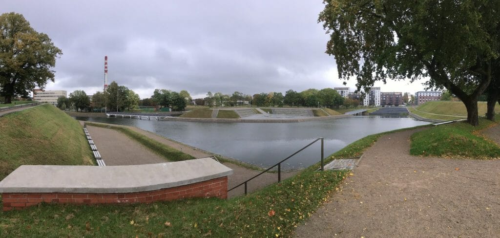 Jono kalnelis (Pylimo g. 2A) - Ūdenstilpnes krasts - būvdarbu attēli