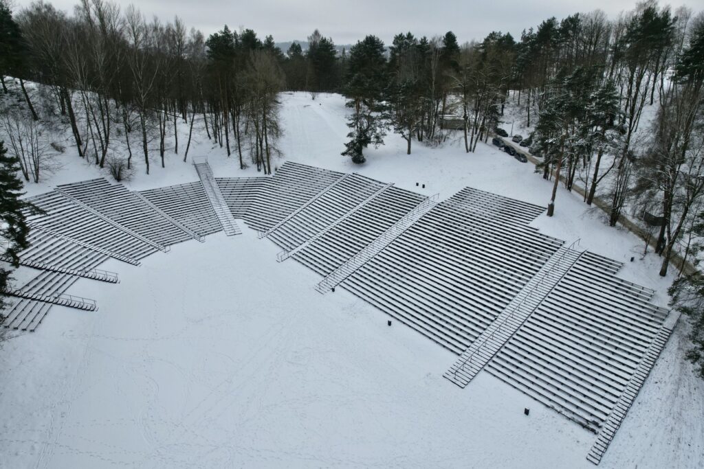 Kalnų parkas (Arsenalo g. 5) - Park - construction photos