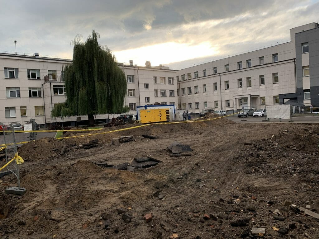 Mykolo Marcinkevičiaus ligoninės plėtra (Kauno g. 7) - Hospital - construction photos