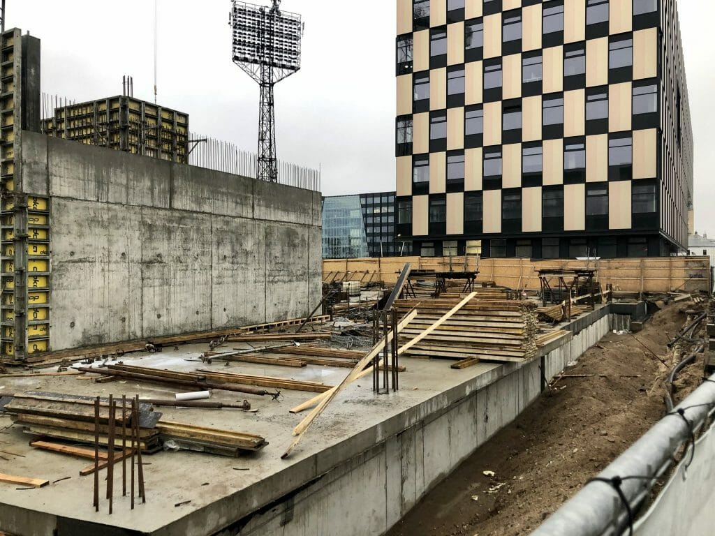 Business Stadium North East (Rinktinės g. 3) - Verslo centras - statybų nuotraukos