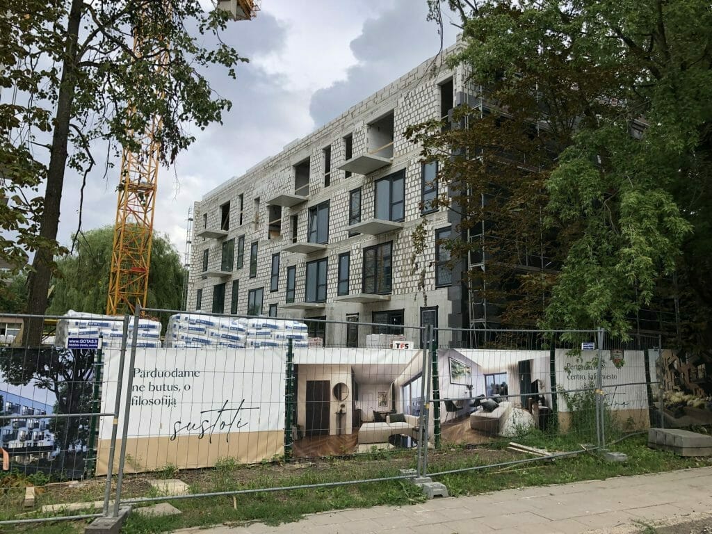 Ramu Du (Brolių g. 16) - Daudzdzīvokļu nams - būvdarbu attēli