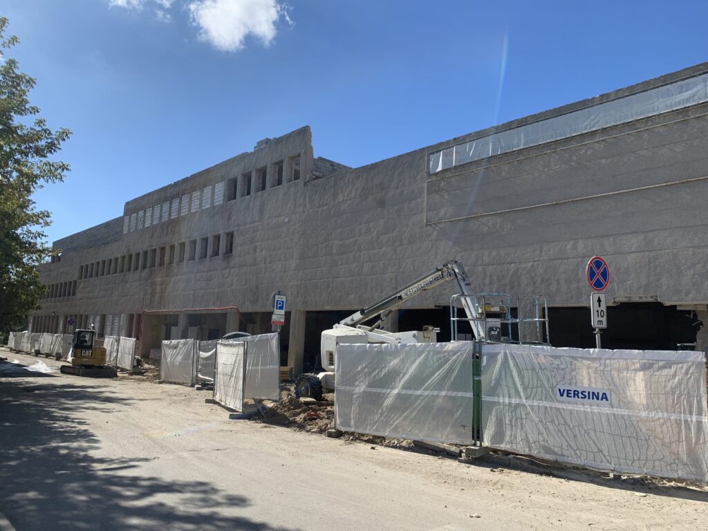 Vilniaus STEAM centras (Konstitucijos pr. 12A) - Primary and secondary education - construction photos
