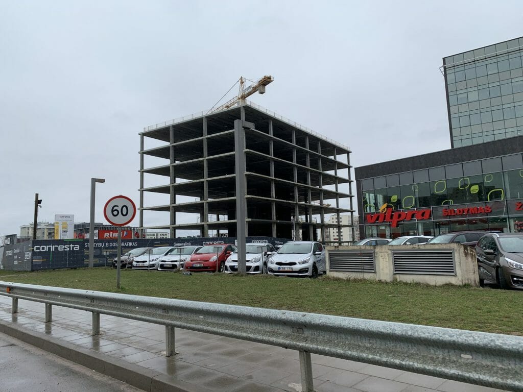 MERAKI A korpusas (Eitminų g. 3) - Office center - construction photos