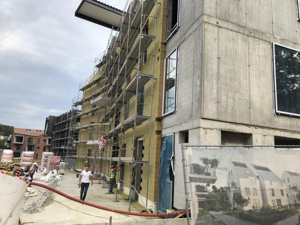 Verslo namai PAUPYS (Aukštaičių g.) - Office center - construction photos