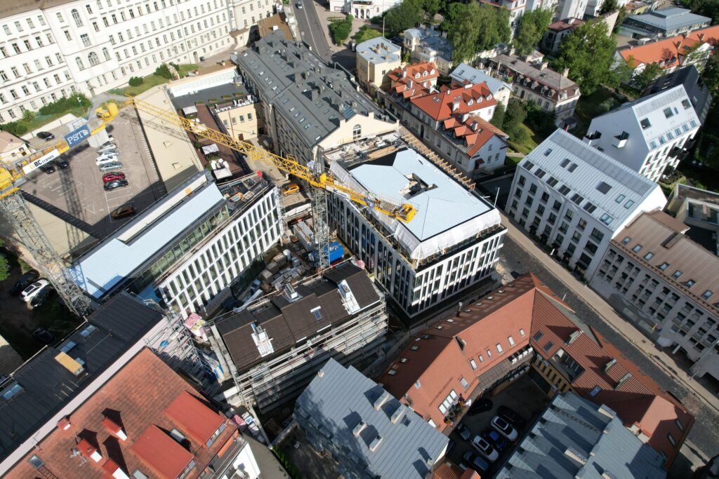 Lietuvos draudimo administracinis B10 (J. Basanavičiaus g. 10) - Multi apartment, Office center - construction photos