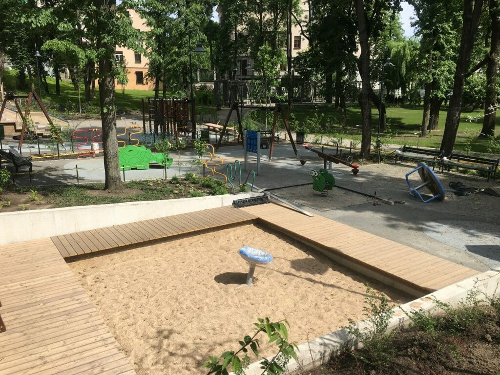 Reformatų parkas (Pylimo g.) - Parkas - statybų nuotraukos