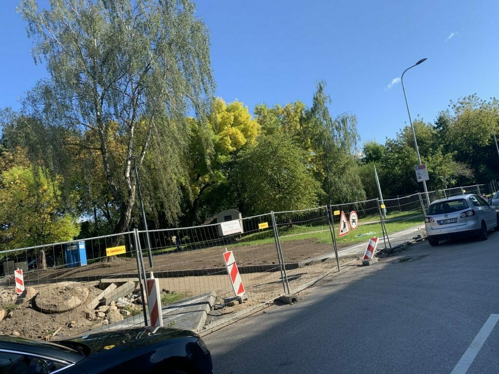 Drakono pieva (Giedraičių-Krokuvos g. skveras) (Krokuvos g.) - Square - construction photos