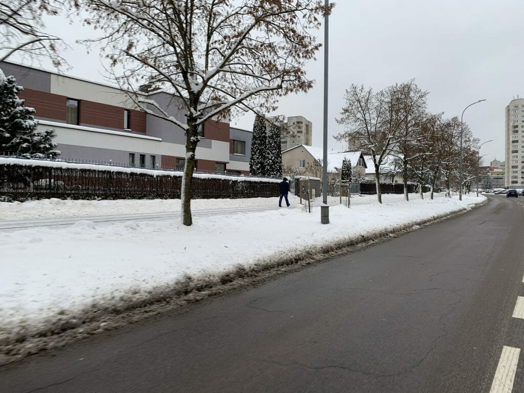 Fabijoniškių g. dviračių takas nuo Ateities g. iki Ukmergės g. (Fabijoniškių g.) - Bike path - construction photos