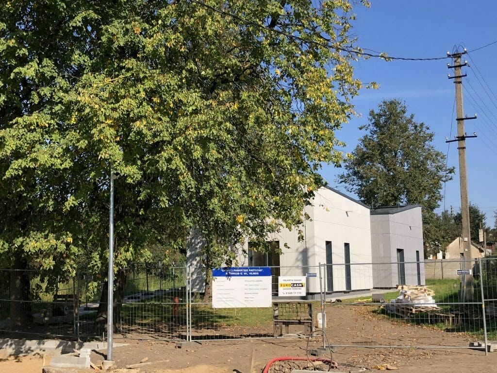 Poliklinika P. Žvirkos g. 4A (Pranciškaus Žvirkos g. 4A) - Health center - construction photos