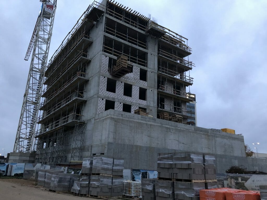 Sky Home (Juozo Rutkausko g. 19) - Multi apartment - construction photos