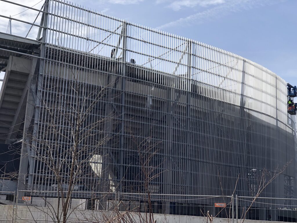 Dariaus ir Girėno stadionas (Perkūno al. 5) - Sports arena - construction photos