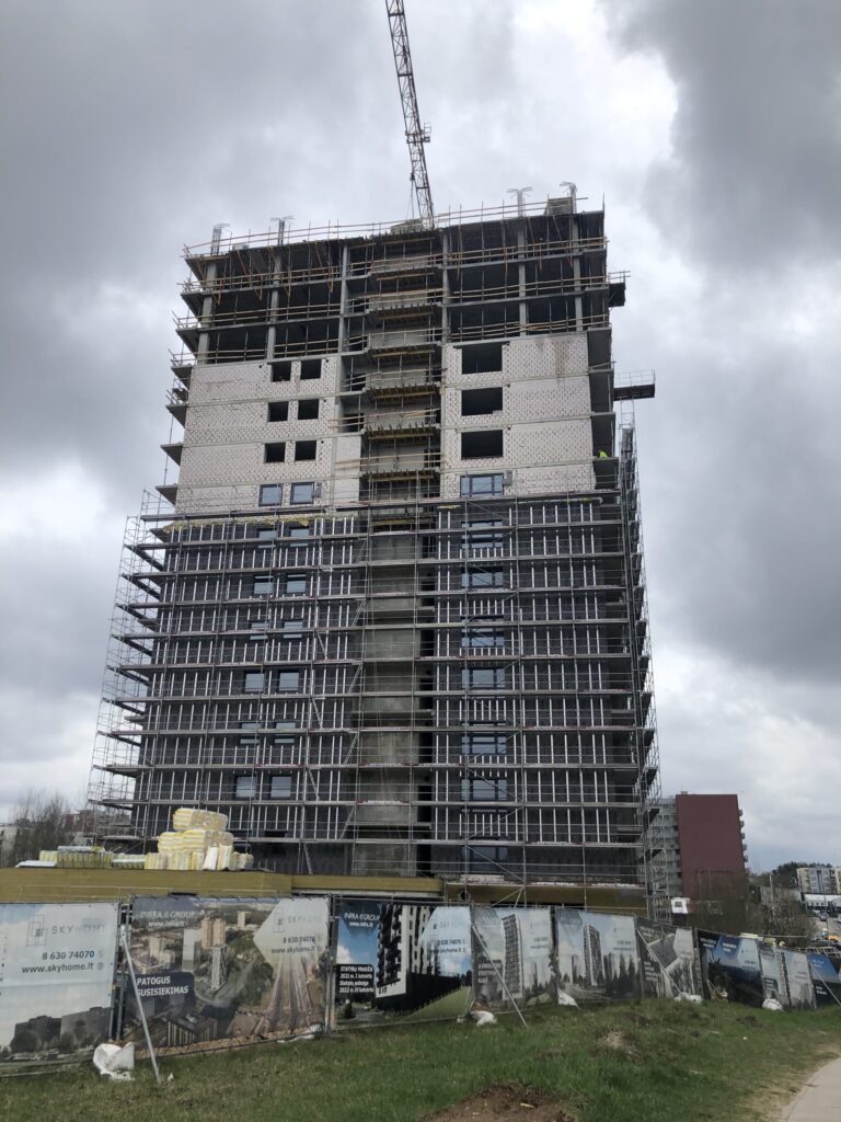 Sky Home (Juozo Rutkausko g. 19) - Multi apartment - construction photos