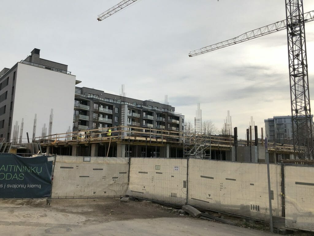 Raitininkų sodas (Raitininkų g. 4, 4A) - Multi apartment - construction photos