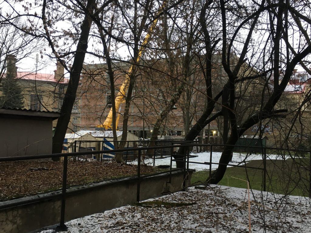 Radvilų valda Tilto g. 11 (Tilto g. 11, Tilto g. 11A) - Multi apartment, Office center - construction photos