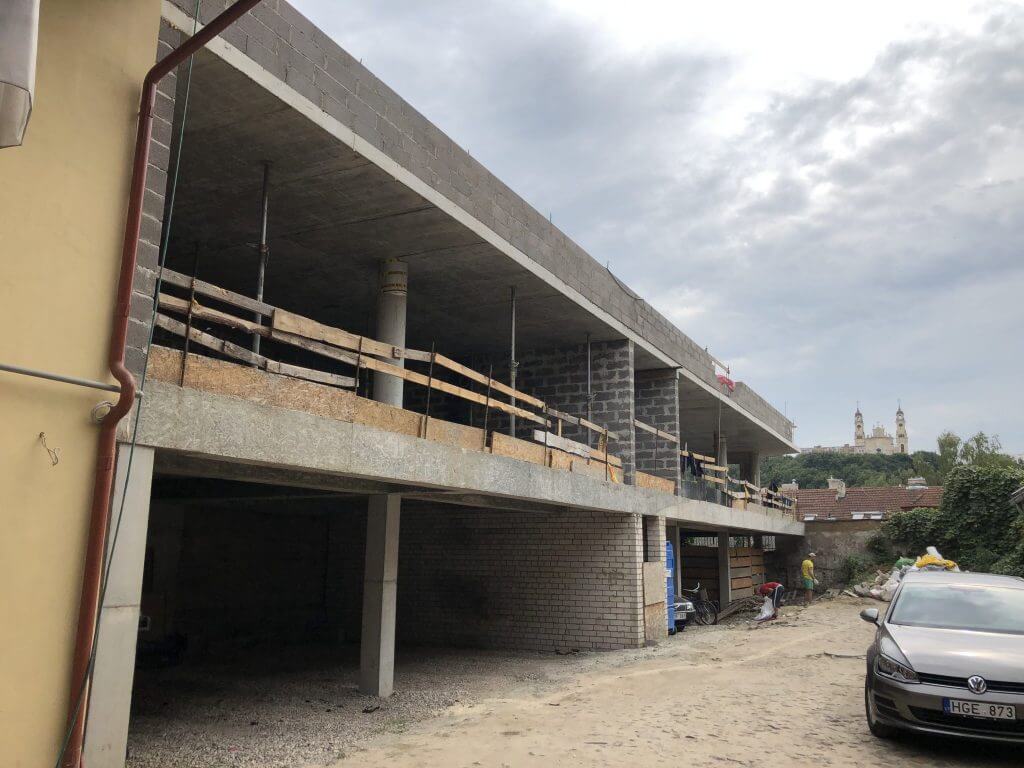 Užupio g. 13 (Užupio g. 13) - Multi apartment - construction photos