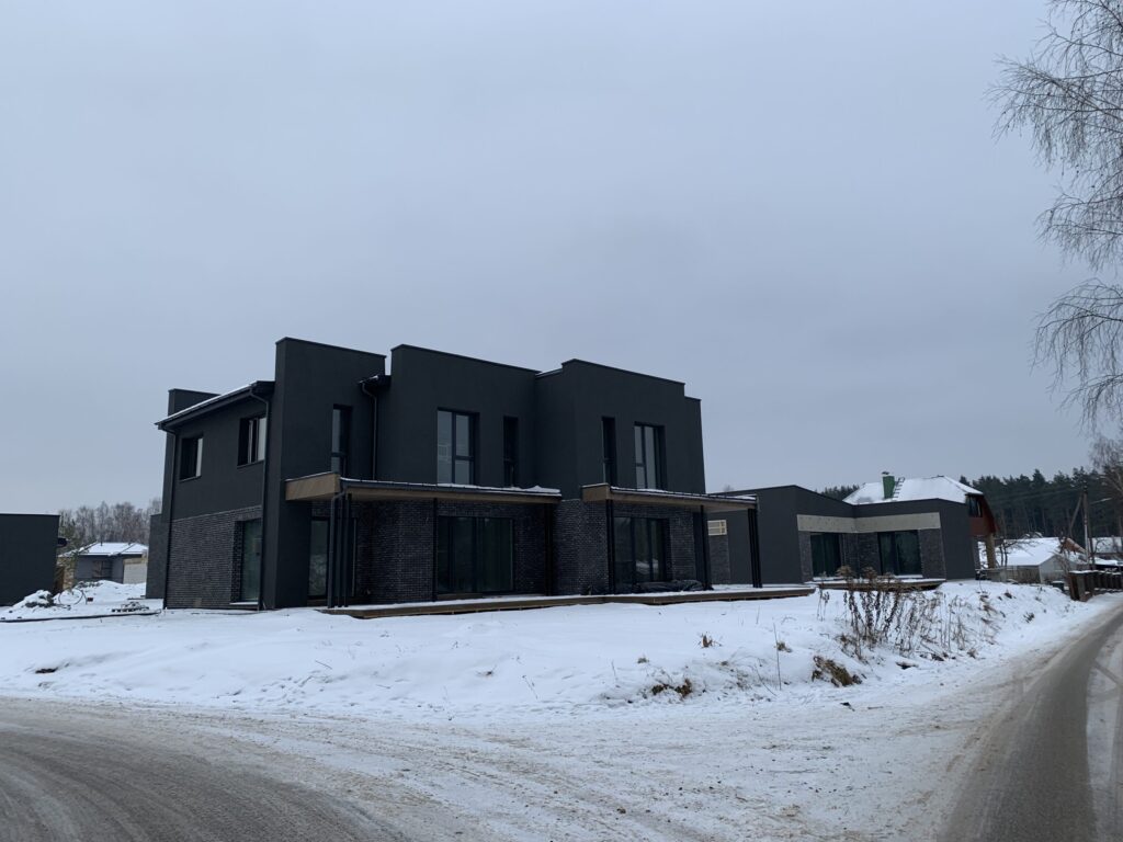 Jūžintų g. 1, 3, 5. 5A, 7, 7A, Raudonės g. 7 (Jūžintų g. 1, 3, 5. 5A, 7, 7A, Raudonės g. 7) - Private house community, Row housing - construction photos