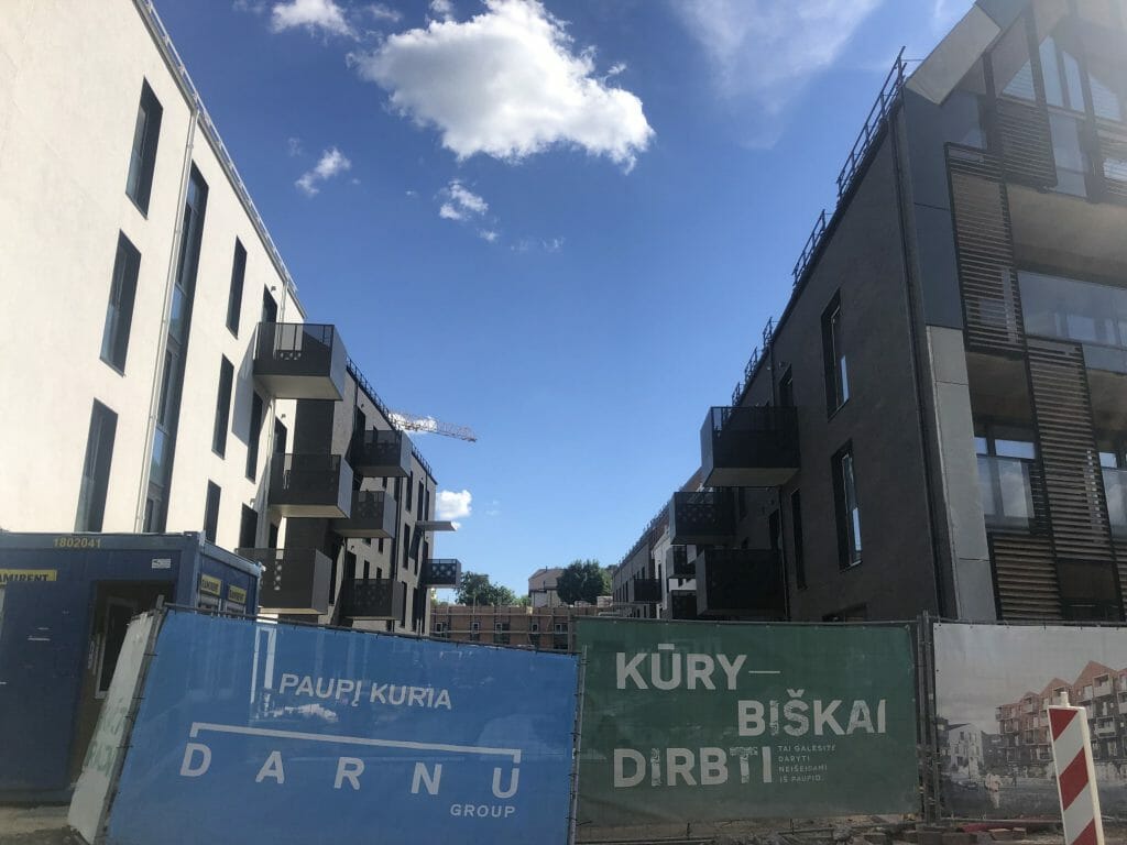 PAUPYS 7 etapas (Aukštaičių g. 19, Paupio g. 50) - Multi apartment - construction photos