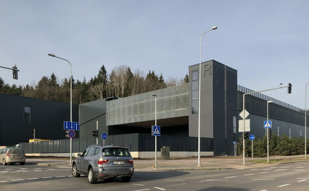 Daugiaaukštis parkingas Santariškių g. 16 (P8) (Santariškių g. 16) - Parking facility - construction photos