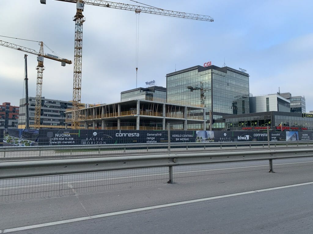 MERAKI A korpusas (Eitminų g. 3) - Office center - construction photos