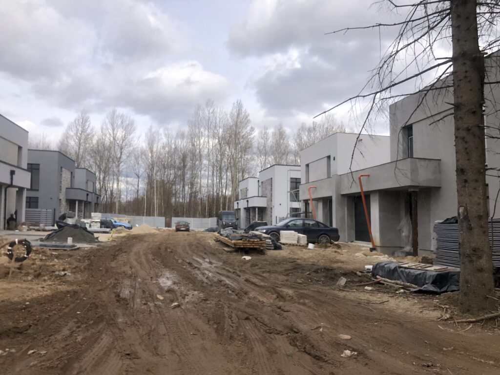 Petro Joniko g. 31, 33, 35, 37 (Petro Joniko g. 31, 33, 35, 37) - Row housing - construction photos