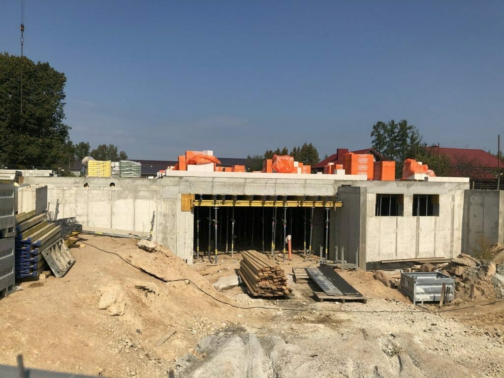 Simono namai (Simono Grunau g. 111) - Multi apartment - construction photos