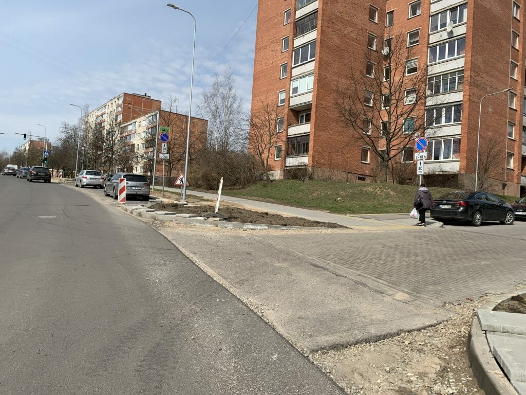 Ramaus eismo gatvė Didlaukio g. (Didlaukio g.) - Iela - būvdarbu attēli