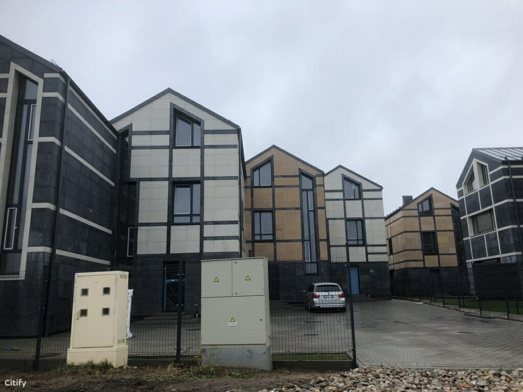 Memelhaus (Juodupio g. 35, 35A, 35B, 35C, 35D, 35E, 37) - Row housing - construction photos