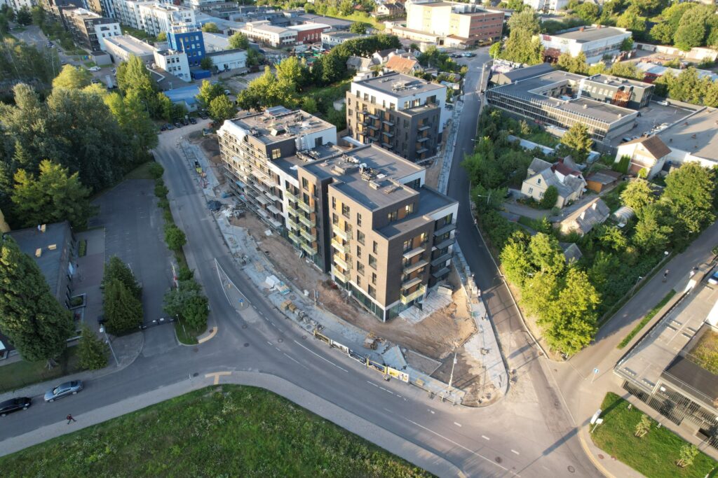 LINK TEN (Linkmenų g. 19) - Multi apartment - construction photos