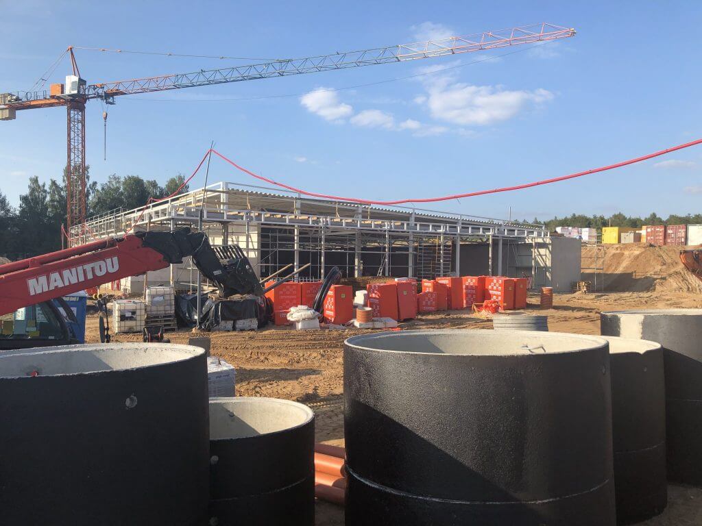 LIDL Trakų Vokė (J. Tiškevičiaus g. 17) - Maisto parduotuvė - statybų nuotraukos