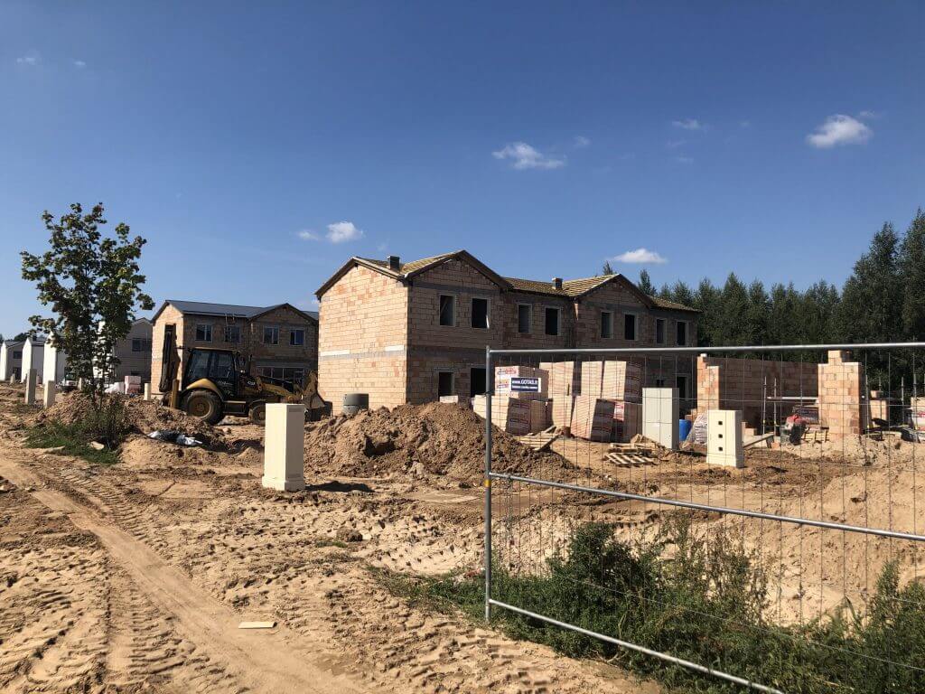 Pavilnio namai (P. P. Būčio g. 1, 2, 4, 5, 6, 7, 8, 9, 10, 11, 12, 13, 14, 16) - Row housing - construction photos