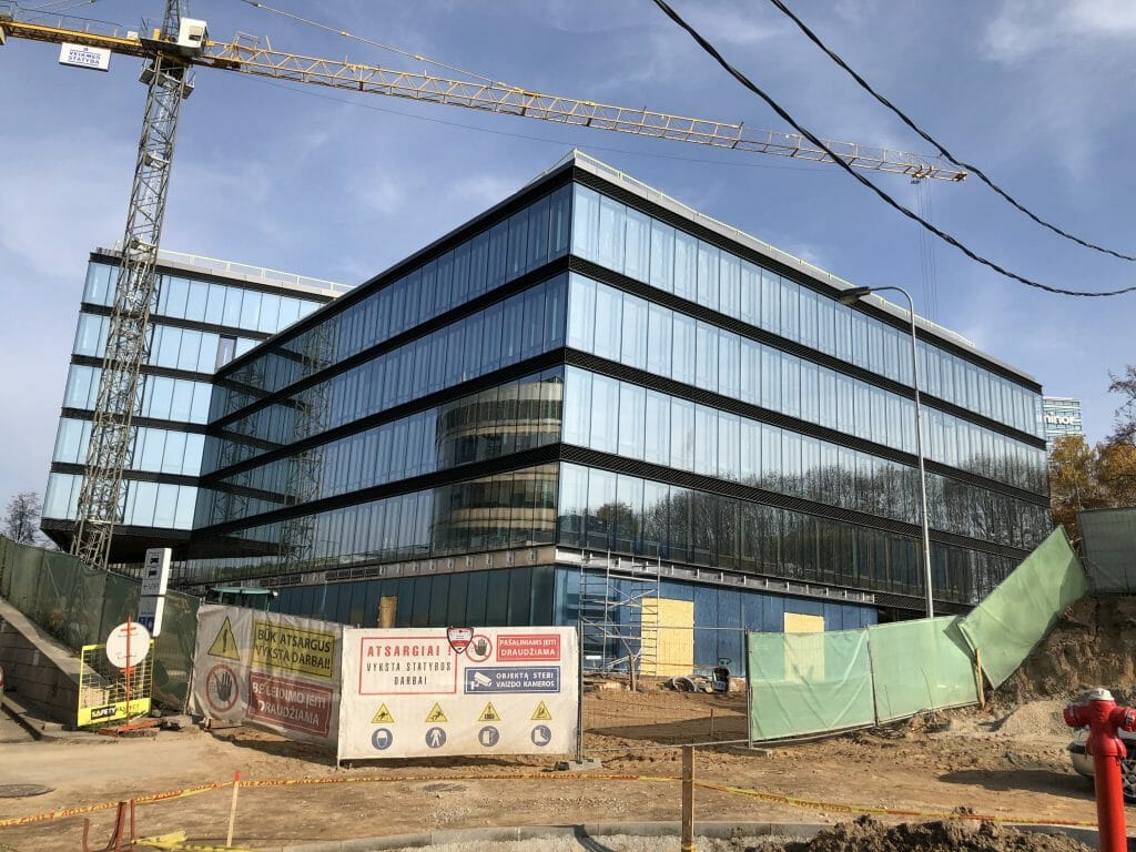 SEB administracinis (Gedimino Baravyko g. 4) - Biroju centrs - būvdarbu attēli