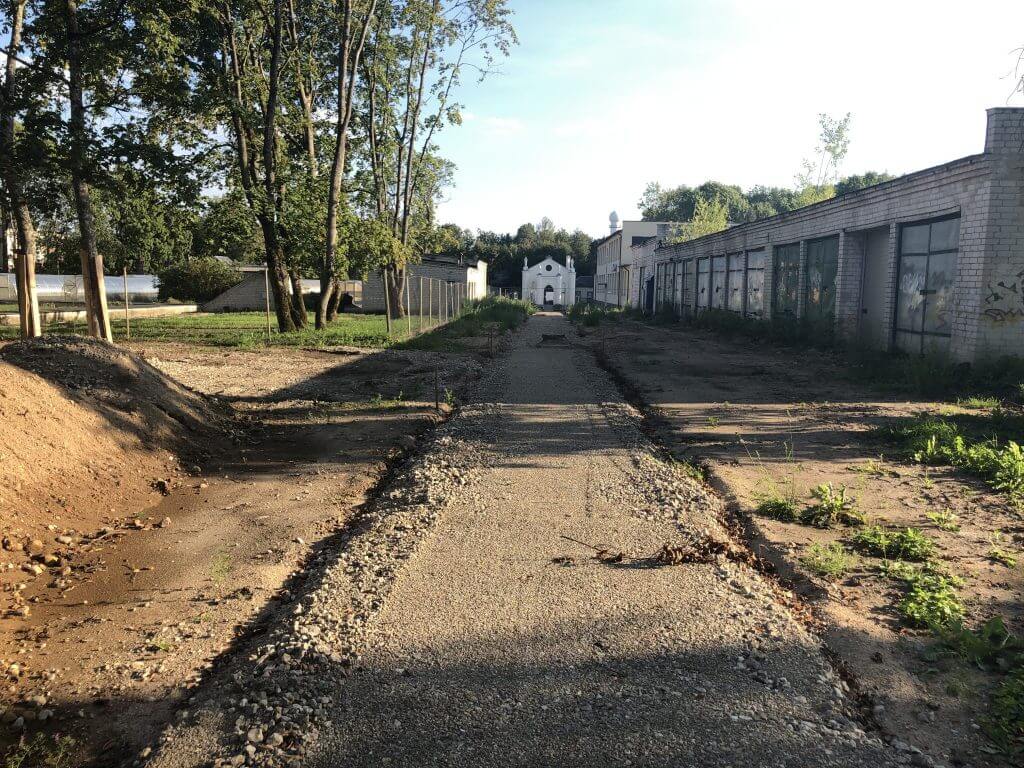 Trakų Vokės dvaro sodybos parkas (E. Andrė g.) - Park - construction photos