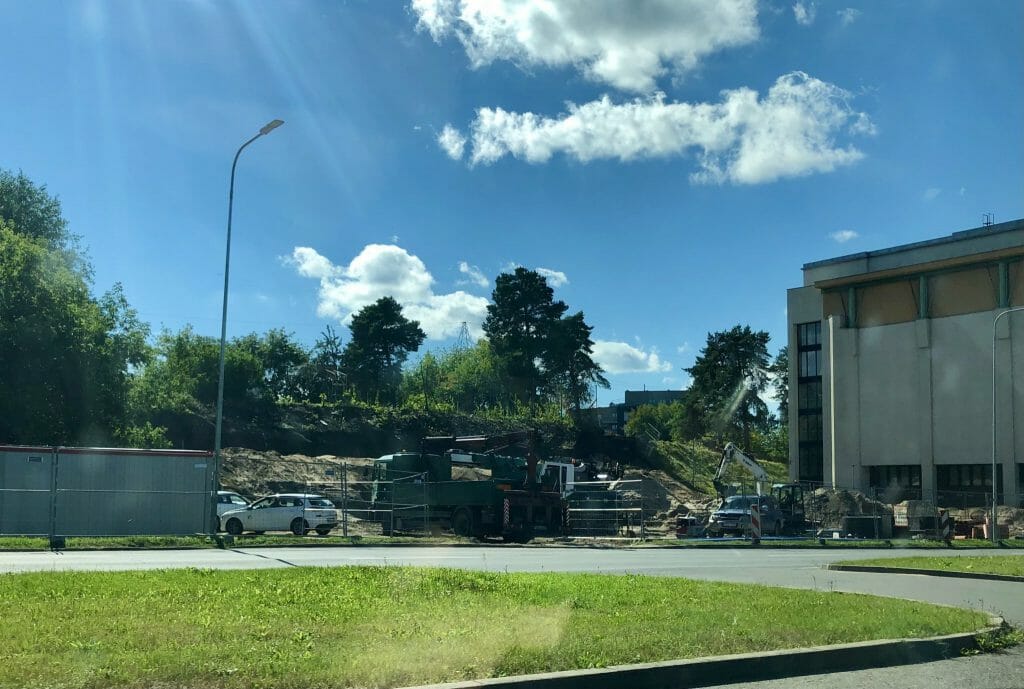 Centrinio archyvo priestatas (O. Milašiaus g. 23) - Administrative - construction photos