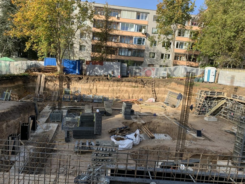 Star House (Kalvarijų g. 126A) - Multi apartment - construction photos