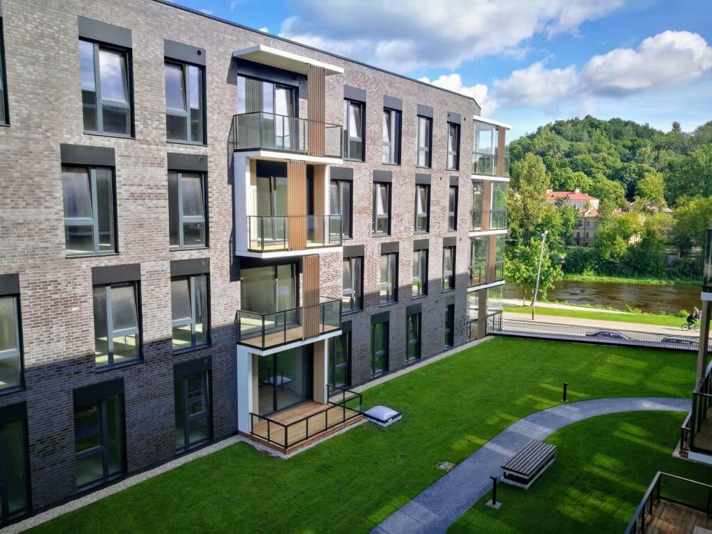 Pilies apartamentai (Olimpiečių g. 3) - Multi apartment - construction photos