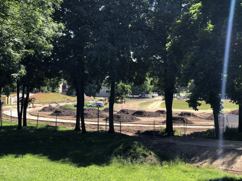 Santakos parkas (Prieplaukos krant.) - Park - construction photos