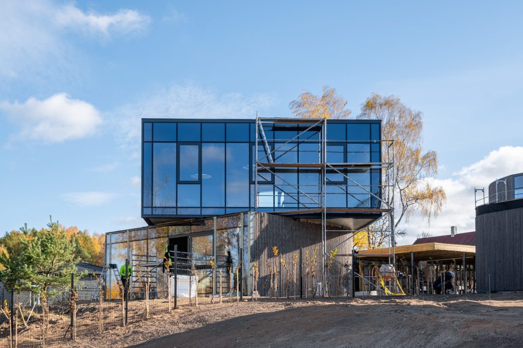 Duonos kalnas 1 etapas (Duonos Kalno g. 20, 22, 24, 26) - Private house community - construction photos