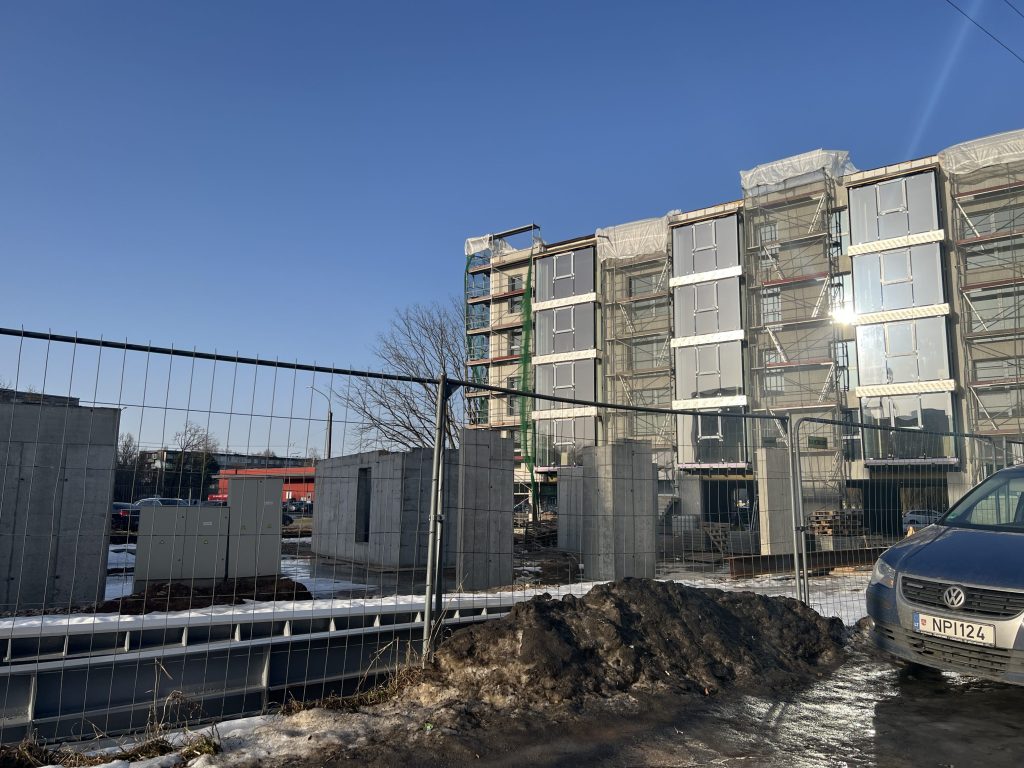Skandea (V. Krėvės pr. 28B) - Multi apartment - construction photos