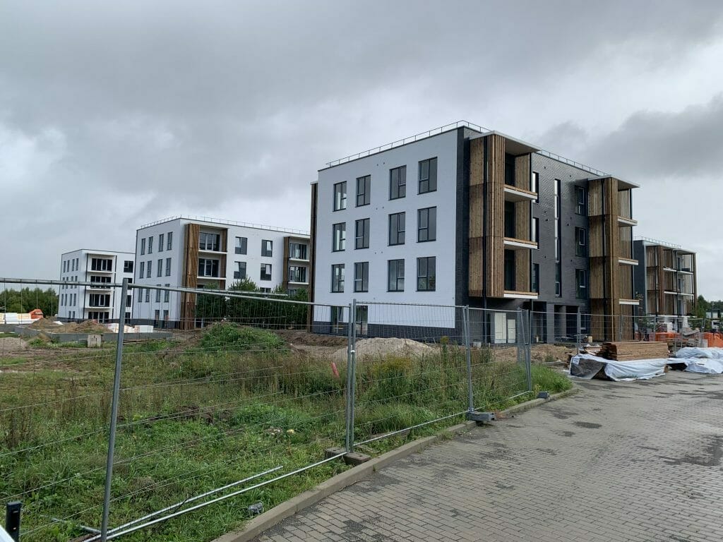 Naujosios Santariškės 3 etapas (Dangeručio g. 23) - Multi apartment - construction photos