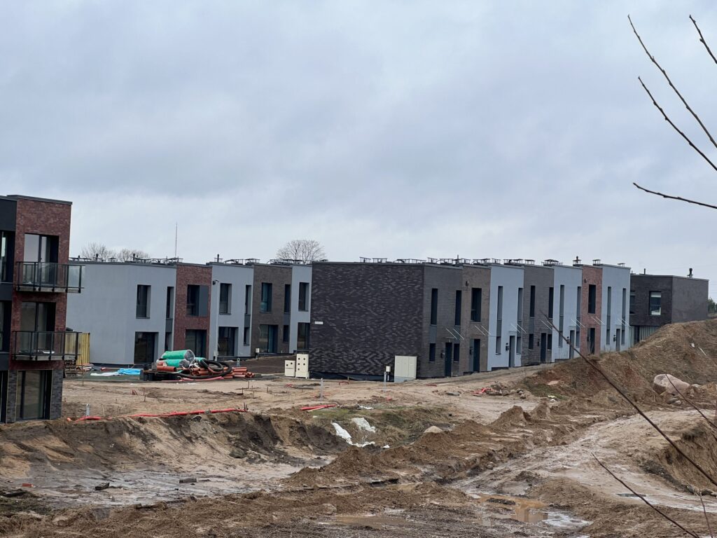 PaJustis 2 etapas (sublokuoti namai) (Mozūriškių g. 190) - Row housing - construction photos
