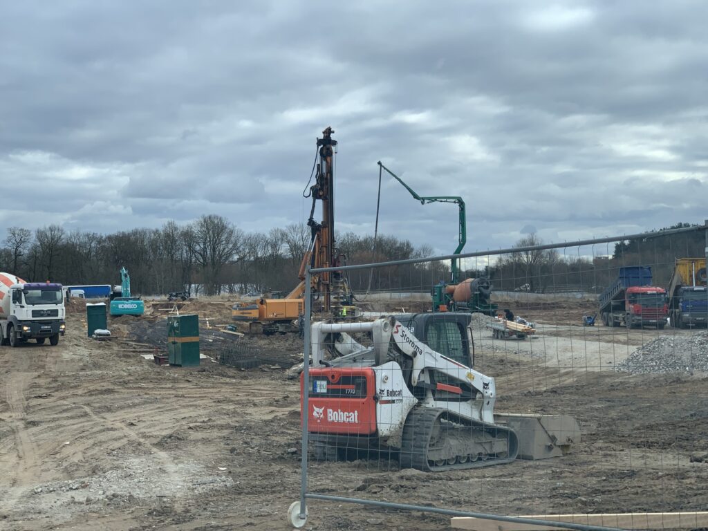 Stockholm (B. Brazdžionio g. 25A) - Shopping center - construction photos