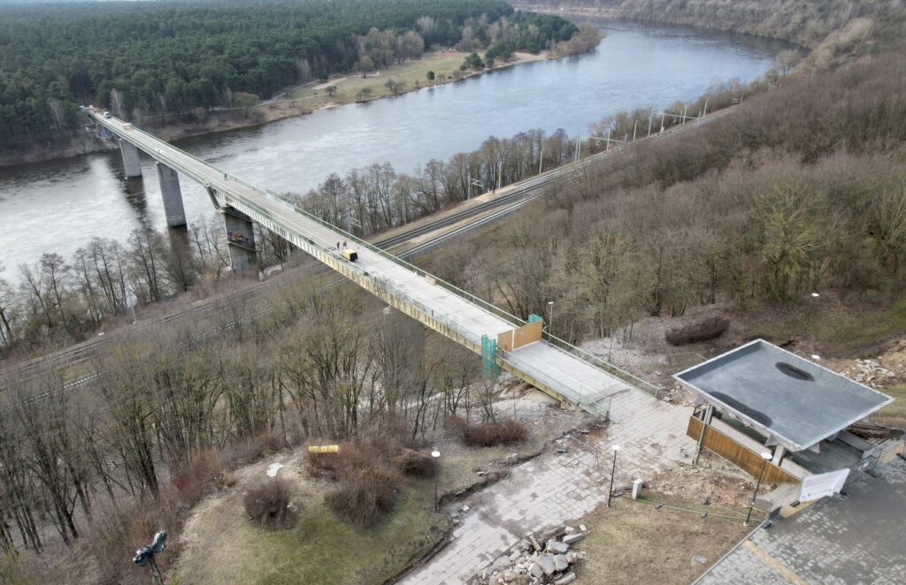 Trijų Mergelių tiltas (Biržiškų g. 4) - Bridge - construction photos